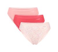 Sloggi GO Crush High Leg Knickers 3 Pack Tai Briefs 10219672