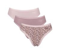 Sloggi GO Crush High Leg Knickers 3 Pack Tai Briefs 10219672