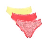 Sloggi GO Crush High Leg Knickers 3 Pack Tai Briefs 10219672