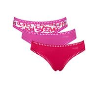 Sloggi Women's GO Crush Mini C3P Underwear, Pink - Dark Combination, XS