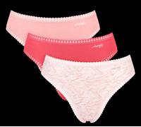 SLOGGI GO CRUSH, ORGANIC COTTON, HIPSTER BRIEF, 3 PACK, SIZE XS TO 2XL,