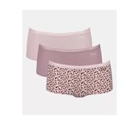 Sloggi Go Crush Organic Shorts Knickers Pack of 3 Multicolour Animal Print