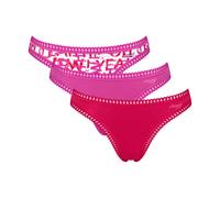 Sloggi Women's GO Crush String C3P Underwear, Pink - Dark Combination, S