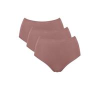 Sloggi Womens Go Daily Cotton Highwaist 3p, Cacao, XL UK