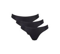Sloggi Women's GO Daily Cotton Mini Briefs (3 Pack) in Black | Size: 8 Sloggi Black 8