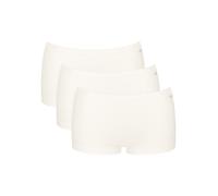 Sloggi Womens Go Daily Cotton Short 3p, Silk White, XXL UK