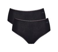 Sloggi GO Ribbed High Waist Maxi Knickers 2 Pack Organic Cotton 10213149