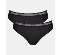 Sloggi GO Ribbed Tai Briefs Knickers 2 Pack 10213153