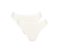 Sloggi GO Sense High Leg Briefs Mid Rise Knickers 2 Pack Modal Seamless Briefs