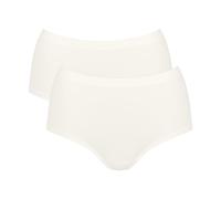 Sloggi Women's Go Sense Highwaist 2p Briefs, Silk White, XL (Pack of 2)