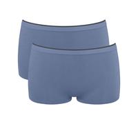 Sloggi Women's Go Sense Short 2p Briefs, Blue Shadow, XL (Pack of 2)