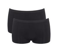 Sloggi Women's Go Sense Short 2p Briefs, Black, S (Pack of 2)