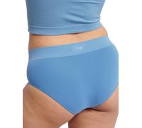 Sloggi Womens EVER Infused Camomile High Waist Brief - Blue polyamide - Size Large