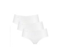 Sloggi Womens 24/7 Microfibre Hipster 3 Pack - White Polyamide - Size X-Large