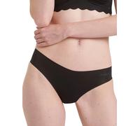 Sloggi Womens ZERO Microfibre 2.0 Hipstring - Black Polyamide - Size X-Large