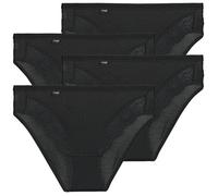 Sloggi Knickers/panties Romance Tai PACK DE 4 in Black FR 46