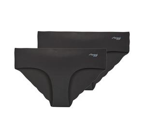 Sloggi Knickers/panties ZERO Microfibre 2.0 Hipster PACK DE 2 in Black EU XL