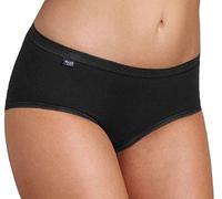 Sloggi Midi Briefs Basic 4-Pack Cotton Black Size 16