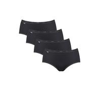 Sloggi MIDI Briefs Knickers Basic+ 4 Pack 95% Cotton Lingerie Mid Rise