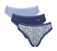 Sloggi Ladies Briefs, 3er Pack - Go Crush High Leg C3P, Underpants, Stretch-Baum