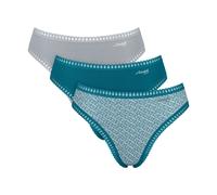Sloggi Ladies Briefs, 3er Pack - Go Crush High Leg C3P, Underpants, Stretch-Baum