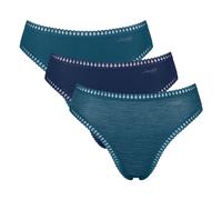 Sloggi Ladies Briefs, 3er Pack - Go Crush High Leg C3P, Underpants, Stretch-Baum
