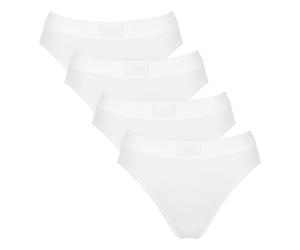 Sloggi Ladies Briefs, 4er Pack - Double Comfort Tai 4P, Underpants, Stretch-Baum