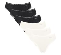 Sloggi Ladies Briefs, 6er Pack - Go Crush High Leg C6P, Underpants, Stretch-Baum