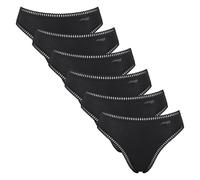 Sloggi Ladies Briefs, 6er Pack - Go Crush High Leg C6P, Underpants, Stretch-Baum
