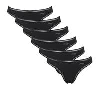 Sloggi Ladies Thongs, 6er Pack - Go Crush String C6P,Underpants,Stretch-Baum