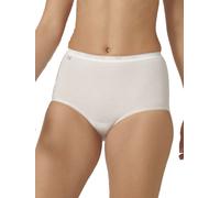 Sloggi Women's Maxi Brief Basic+ - 95% Cotton, Breathable - White UK 50