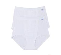 Sloggi 2 Pack Control Maxi Brief - White, White, Size 22, Women White