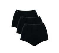 Sloggi Womens 24/7 Cotton Maxi C3P - Black - Size Small