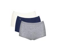 Basic+ Maxi 3 Pack Briefs White/Navy/Grey Grey 4XL - 22