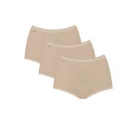Sloggi Womens Basic+ Cotton Rich Maxi Brief 1,2 or 3 Pack Black, White or Skin