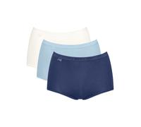 Sloggi Basic+ Maxi 3 Pack Briefs White/Navy/Grey Multi S - 10