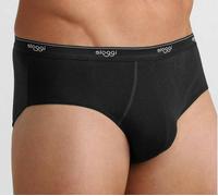 Sloggi Men's Basic Midi Brief Pack of 2, Black, 36