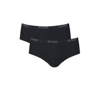 Sloggi Men's Basic Midi Briefs - Pack of 2 - Black - Size 36