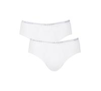 Sloggi Men Basic Midi Plain Boxer Briefs 2P, White, XX-Large (Manufacturer Size: 40)