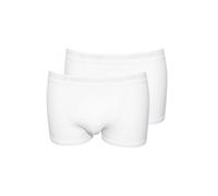 Sloggi Men Short Boxer Briefs Basic - Cotton 2-Pack - White - 2XL