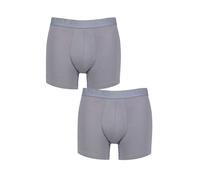 Sloggi Men Boxer Shorts SLG Base Soft Smooth 2 Pair Blue Grey Black S,M,L,XL,XXL