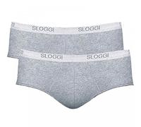 sloggi men Briefs (Pack of 2), Multicoloured (Black Combination), XL