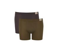 Sloggi Men's GO Natural Short C2P Briefs, BROWN - DARK COMBINATION, XL