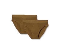 sloggi men Free Evolve Brief 2P Midi, Beech, M (Pack of 2)