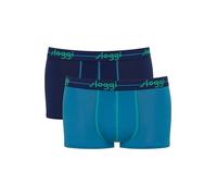 Sloggi Mens 2 Pack 24/7 Basic Natural Cotton Hipster Shorts