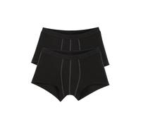 Sloggi Men 24/7 Hipster 2P Plain Boxer Briefs, Black, X-Large (Manufacturer Size:38)