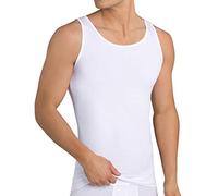 Sloggi Men's 24/7 02 Vest 2p Undershirt, White, 44 UK