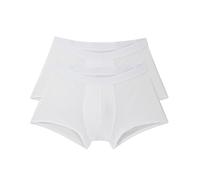 Sloggi Men's 24/7 Hipster Boxer Briefs 2-Pack Plain White Small (Manufacturer Size:32)