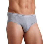 Sloggi Mens Basic 2 Pack Midi Brief - Black Combination Grey