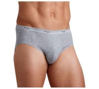 Sloggi Men's Basic Midi 2 Pk Brief Pants in White & Black